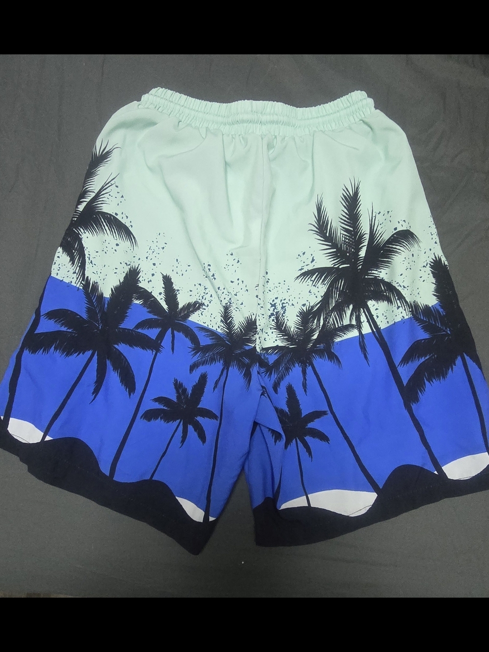 Boys Tropical Palm Tree Summer Shorts Size S, 9-10Y - Picture 3 of 3